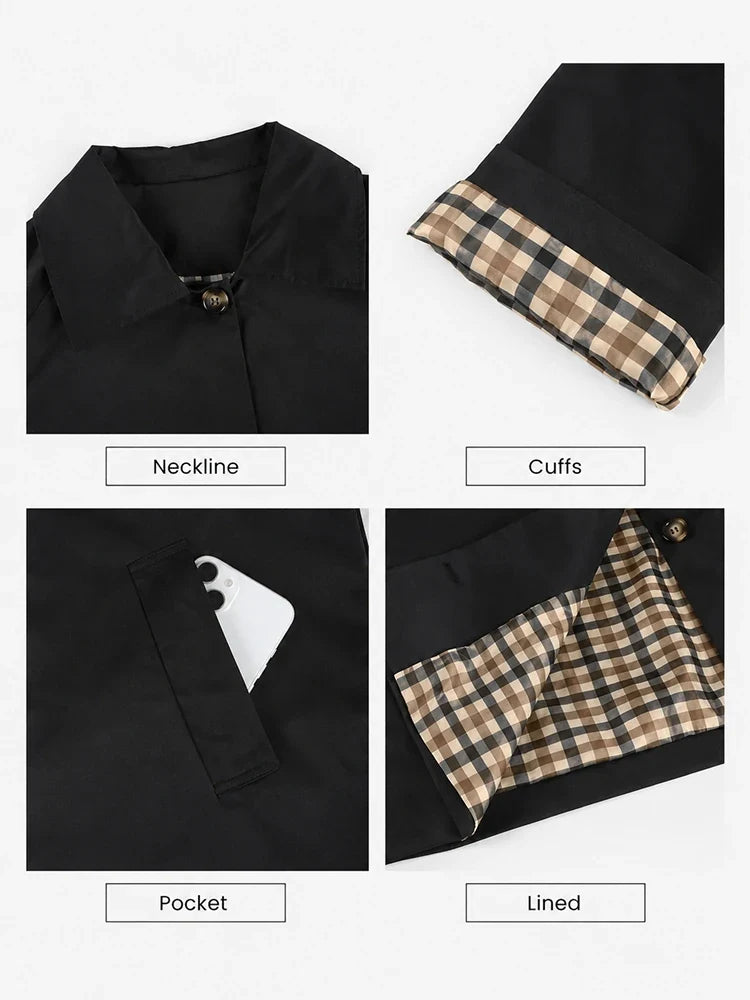 Cecil | Classic Cropped Trench Jacket