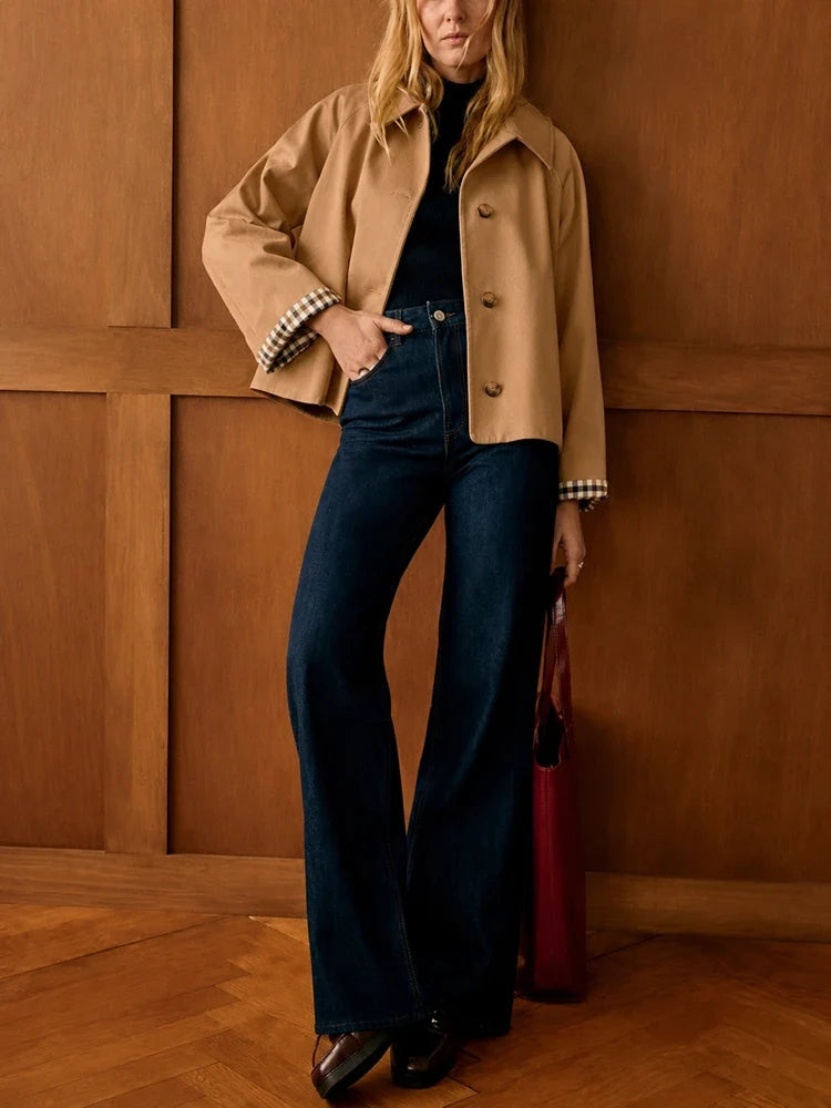 Cecil | Classic Cropped Trench Jacket
