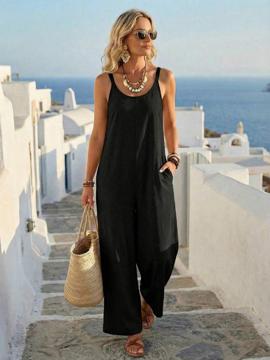 Mila | Relaxed Wide-Leg Jumpsuit