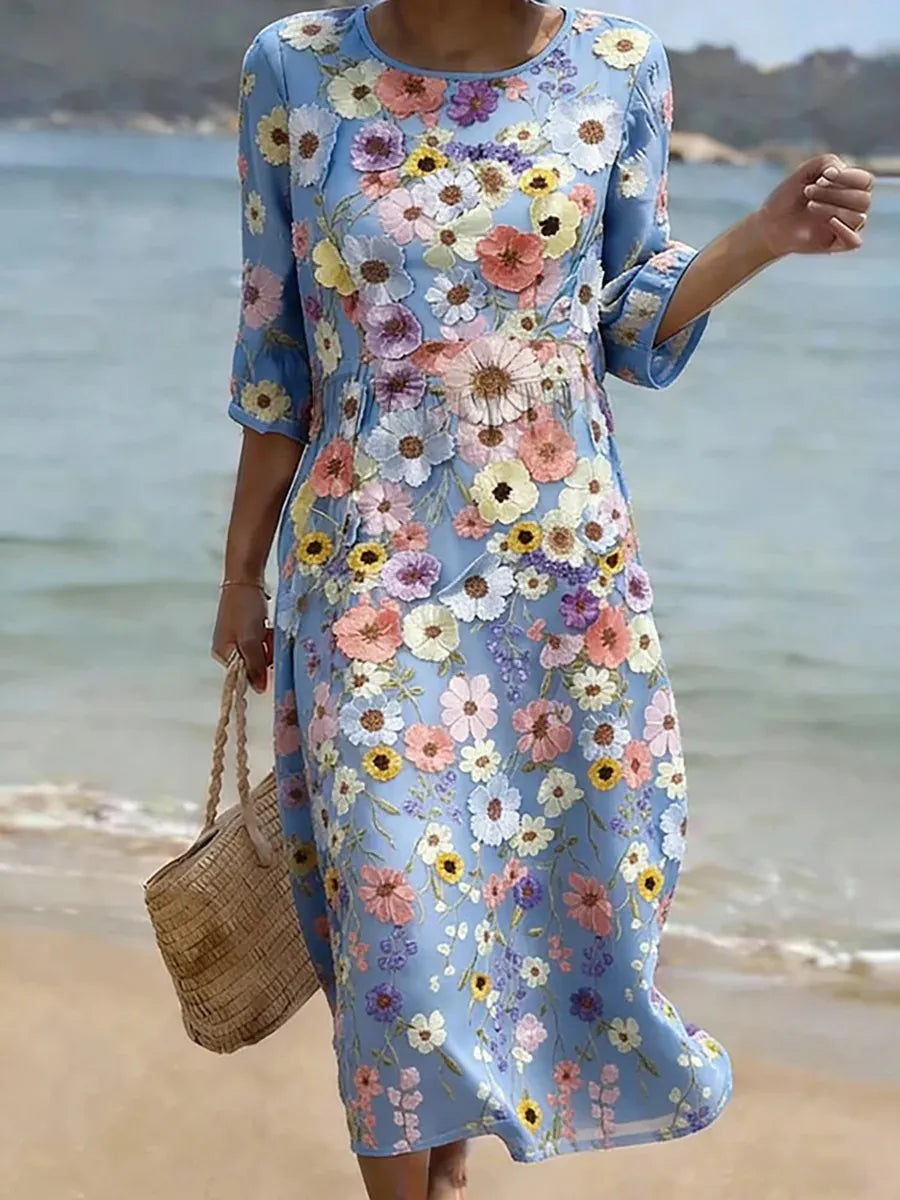 Rosalie | Elegant Floral Dress