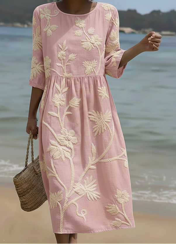 Anja | Elegant Floral Pattern Dress