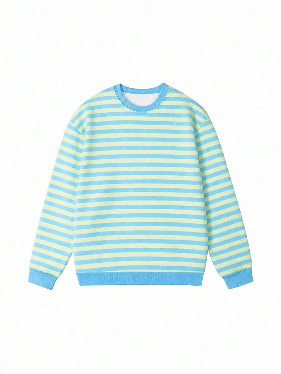 Robin | Striped Crew Neck Tee