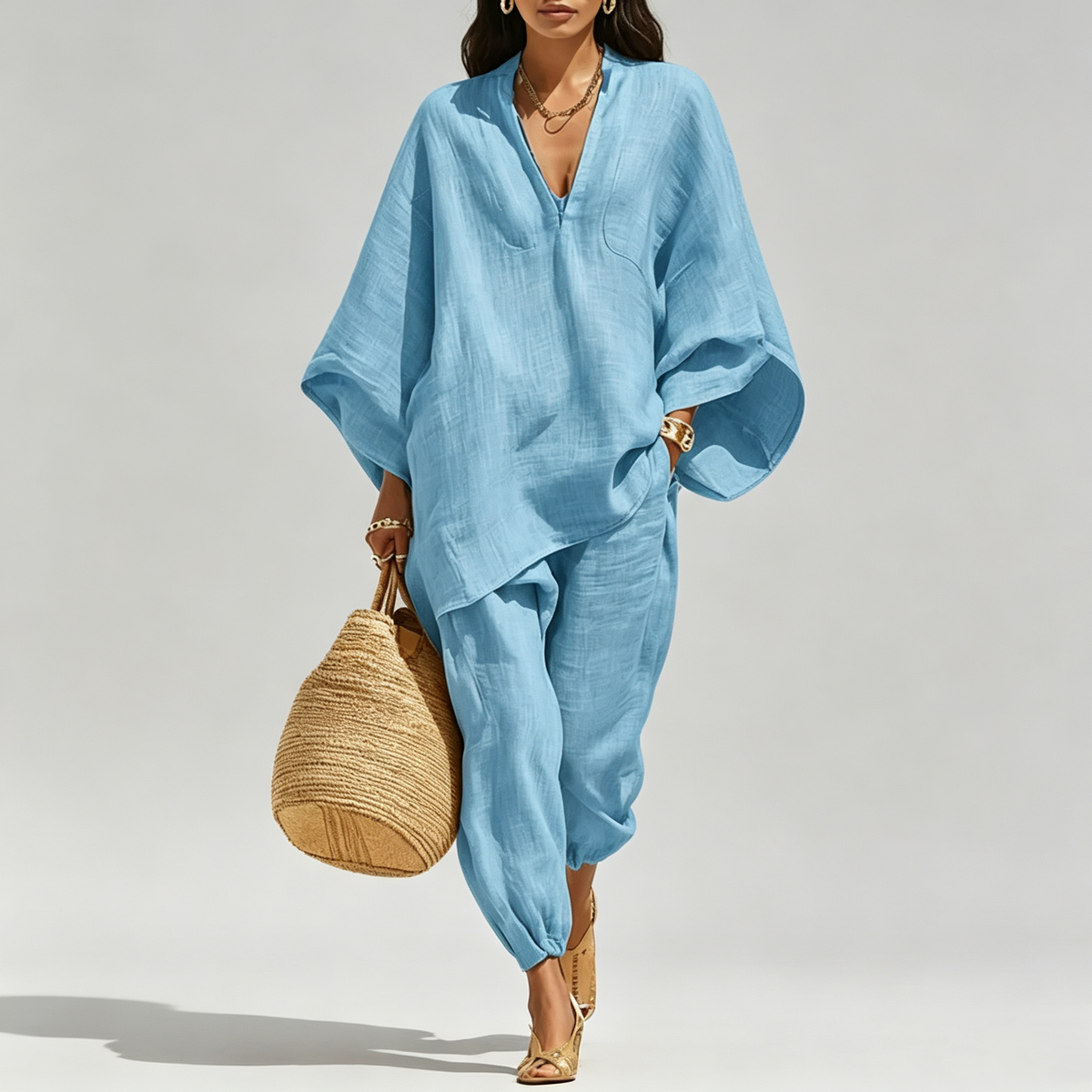 Olivia | Airy Batwing Lounge Set
