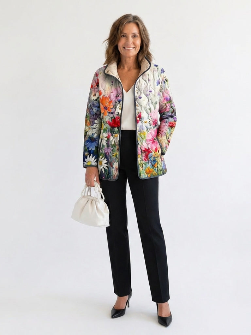 Ansley | Quilted Wildflower Jacket