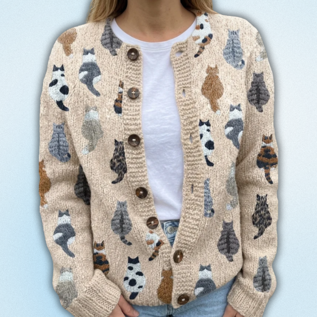 Sophie | Artistic Cat Cardigan