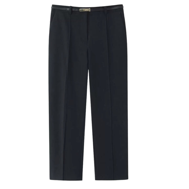 Beatrice | Classic Belted High-Waist Office Trousers