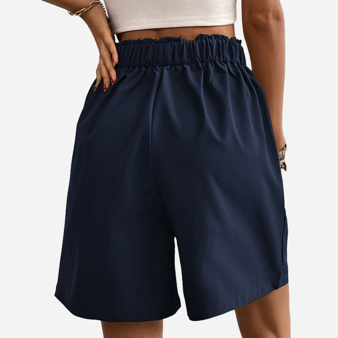 Rose | High-Waisted Shorts – Elegant Summer Essential