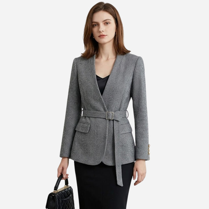 Vivienne | Sophisticated Wool Blazer – Elegant Tailored Style