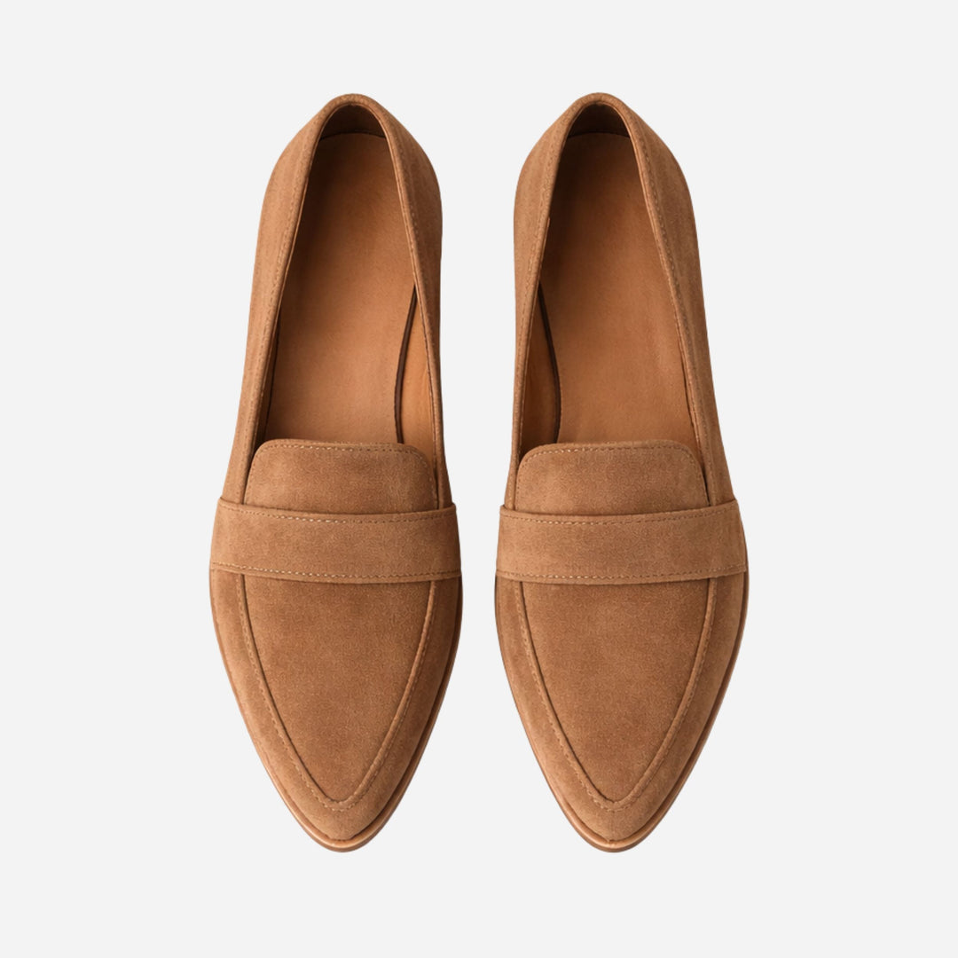 Leonie | Soft Suede Loafers – Classic Slip-On Style
