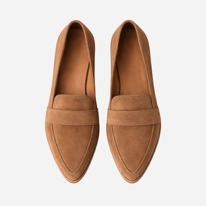 Leonie | Soft Suede Loafers – Classic Slip-On Style