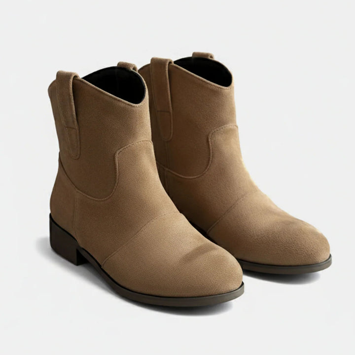 Elodie | Western-Inspired Cowboy Ankle Boots