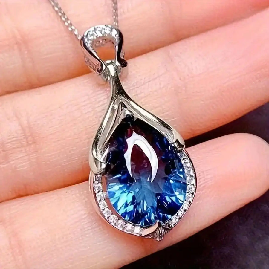 Sophisticated Sapphire Necklace