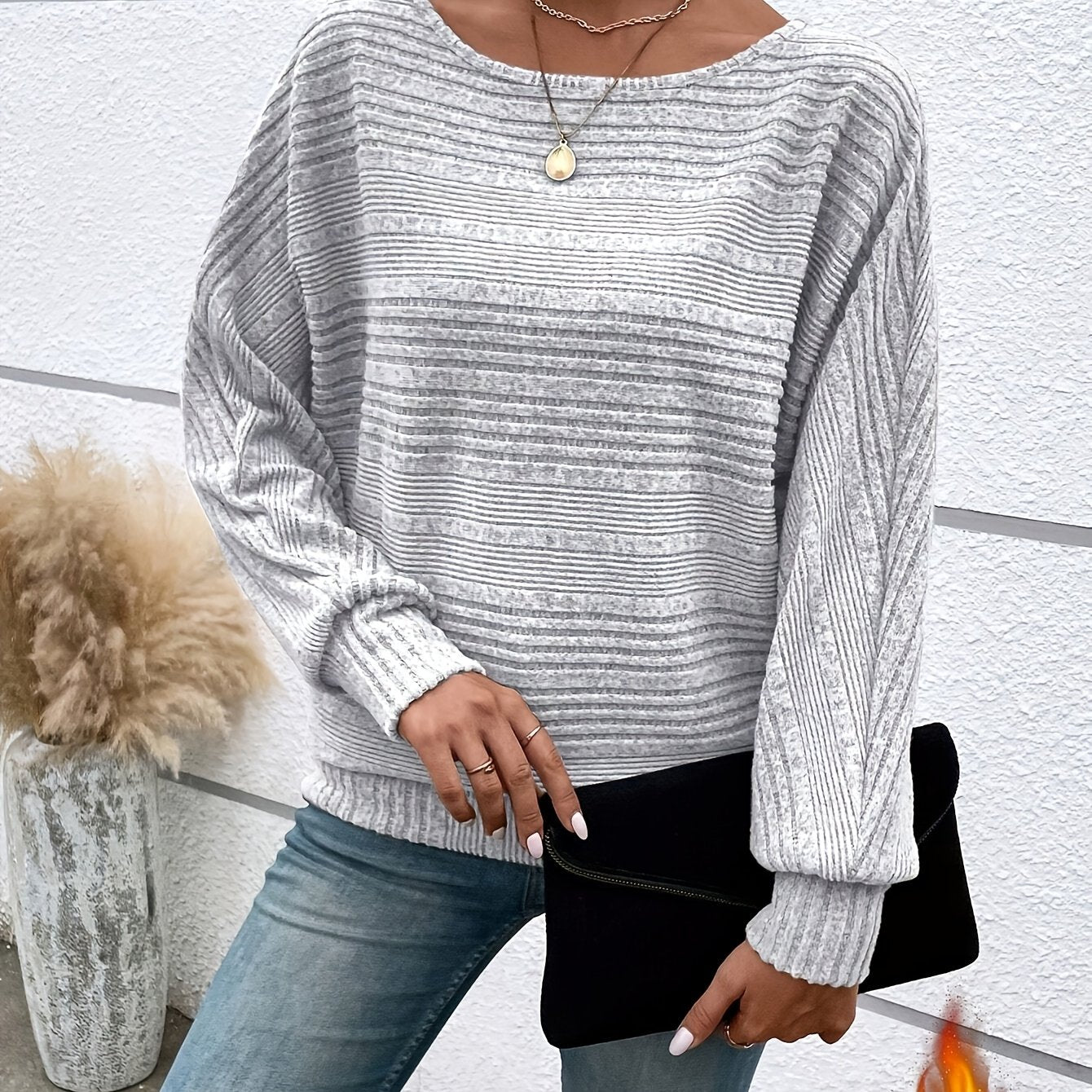 Clara | Long-Sleeve Round Neck Top