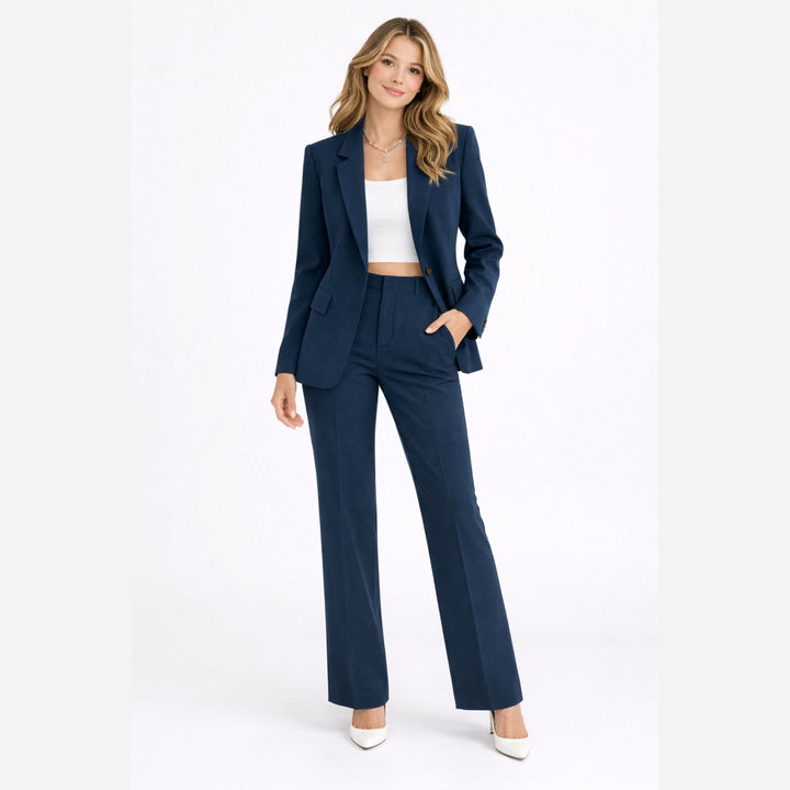 Cassia | Chic Modern Suit Set – Tailored Blazer & Trousers