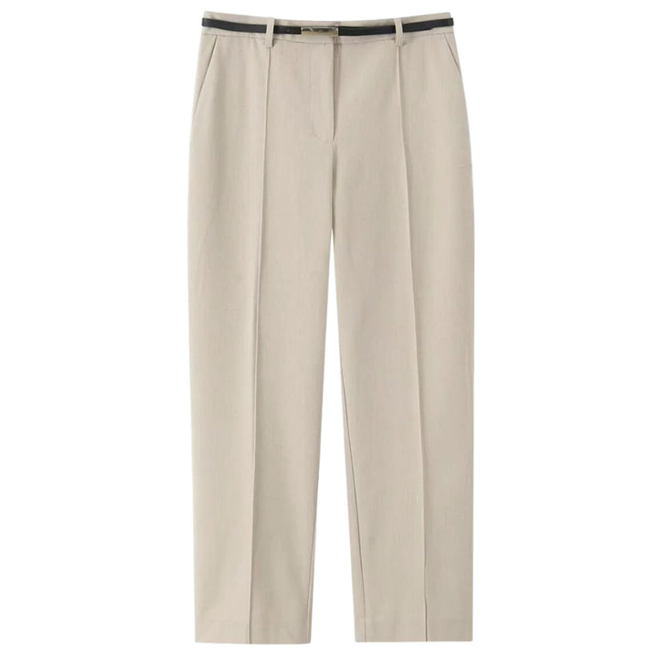 Beatrice | Classic Belted High-Waist Office Trousers