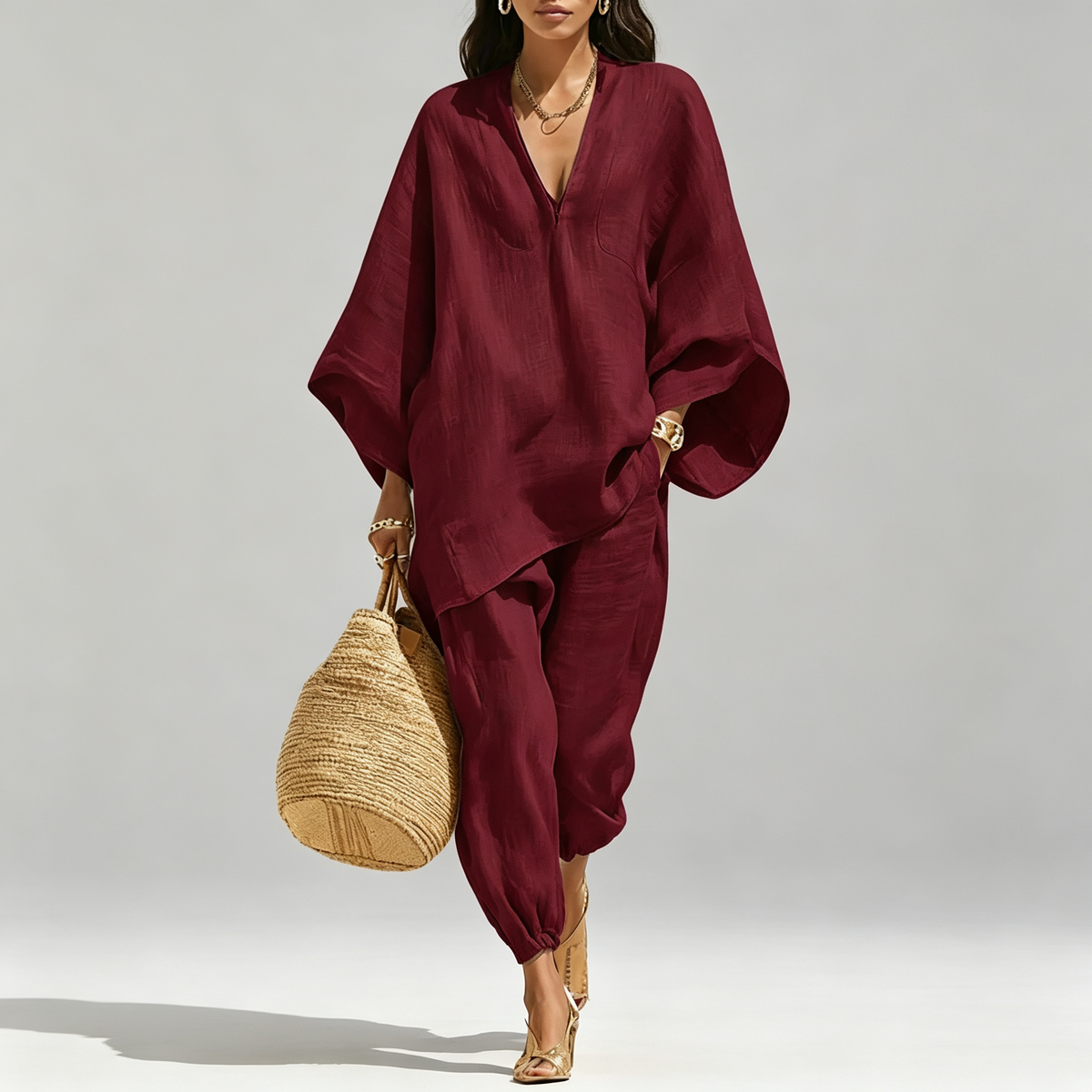 Olivia | Airy Batwing Lounge Set