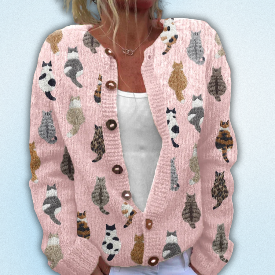 Sophie | Artistic Cat Cardigan