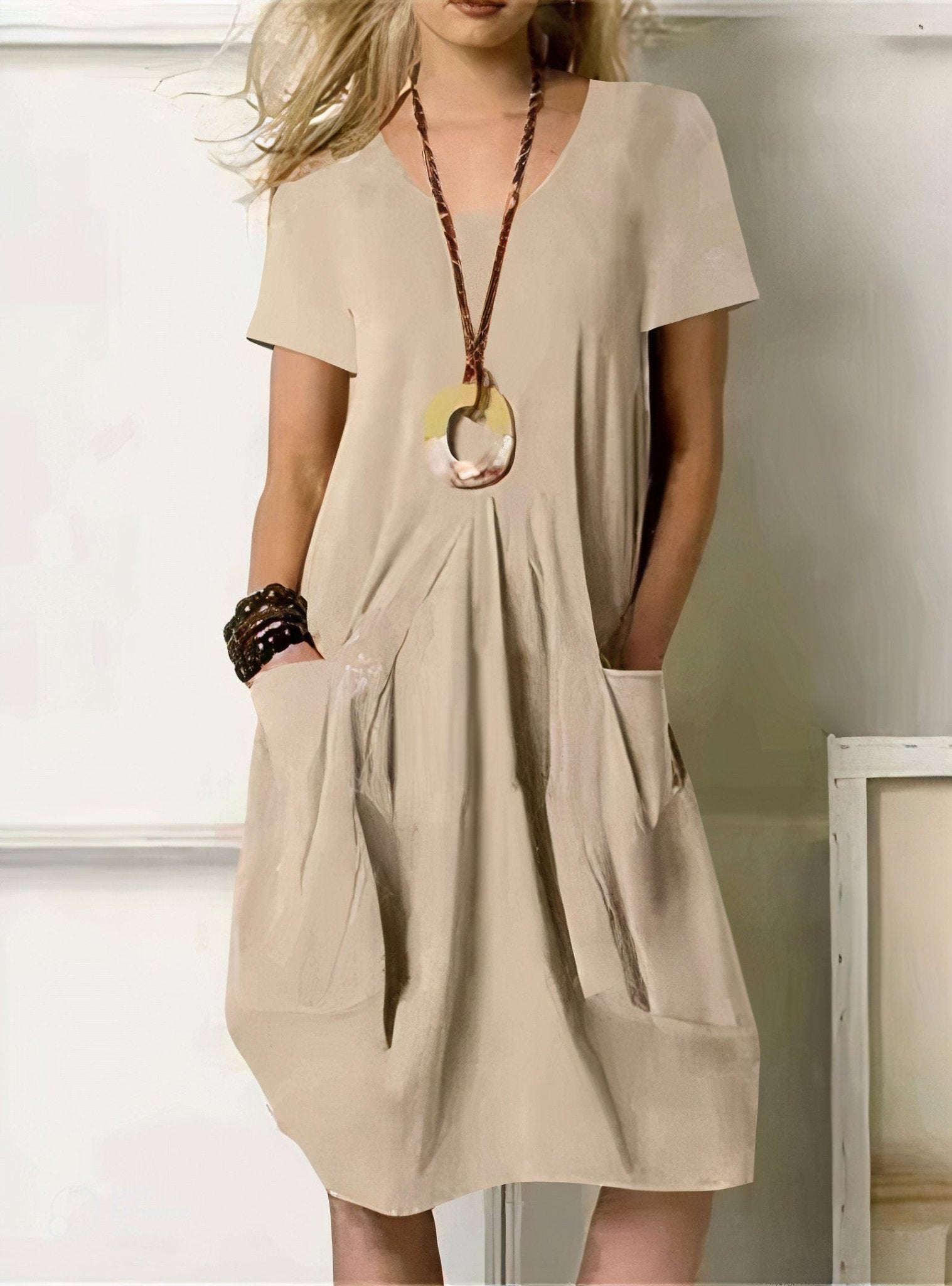 Oriane™ | Fluid Casual Maxi Dress