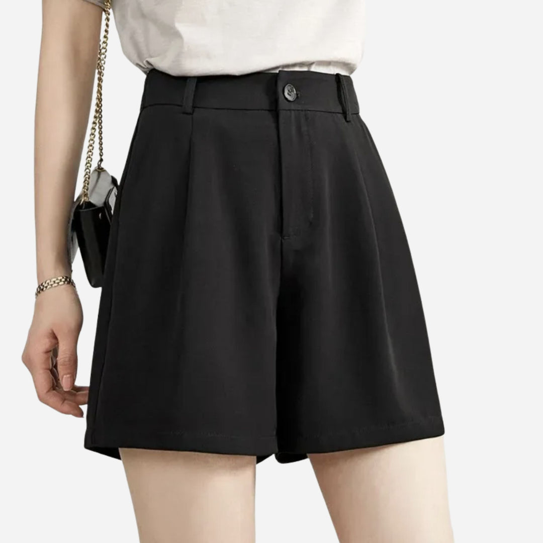 Phoebe | Short Casual Suit Trousers – Refined Everyday Style