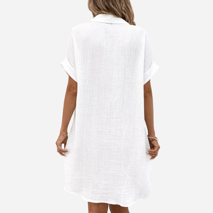 Celeste | Single-Breasted Mid-Length Dress – Casual Elegant Style