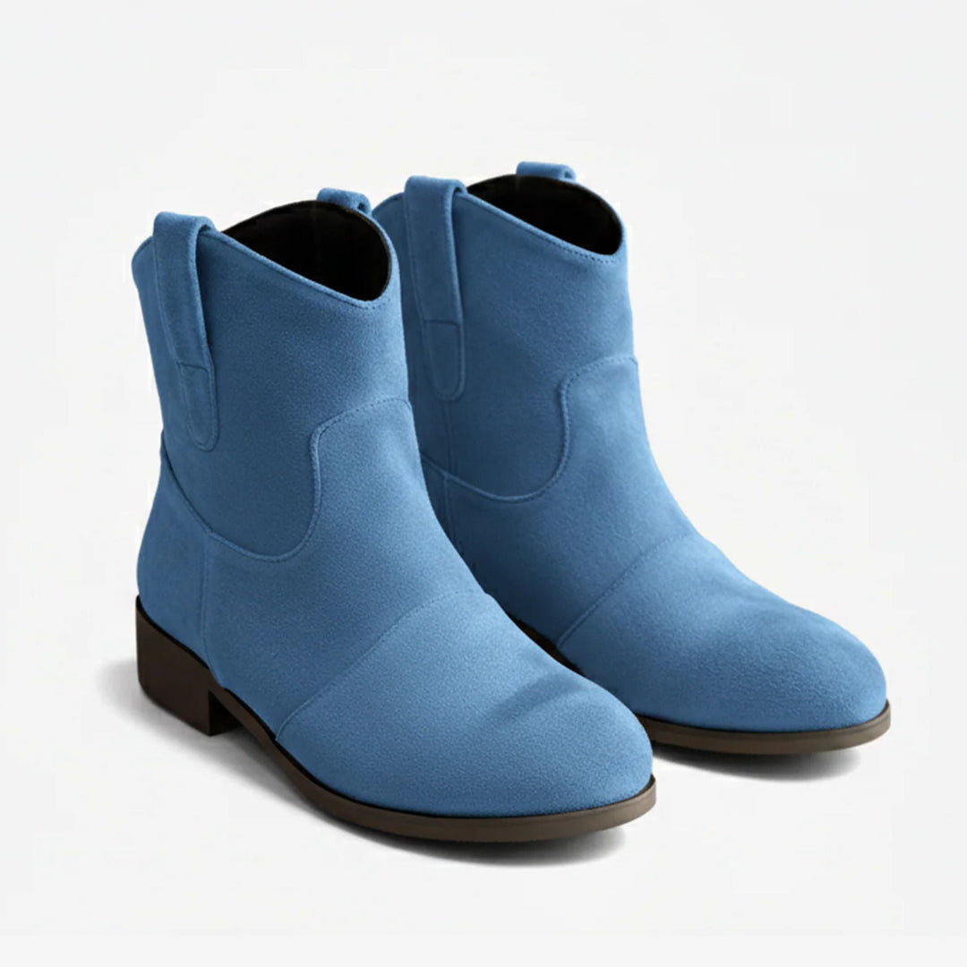 Elodie | Western-Inspired Cowboy Ankle Boots