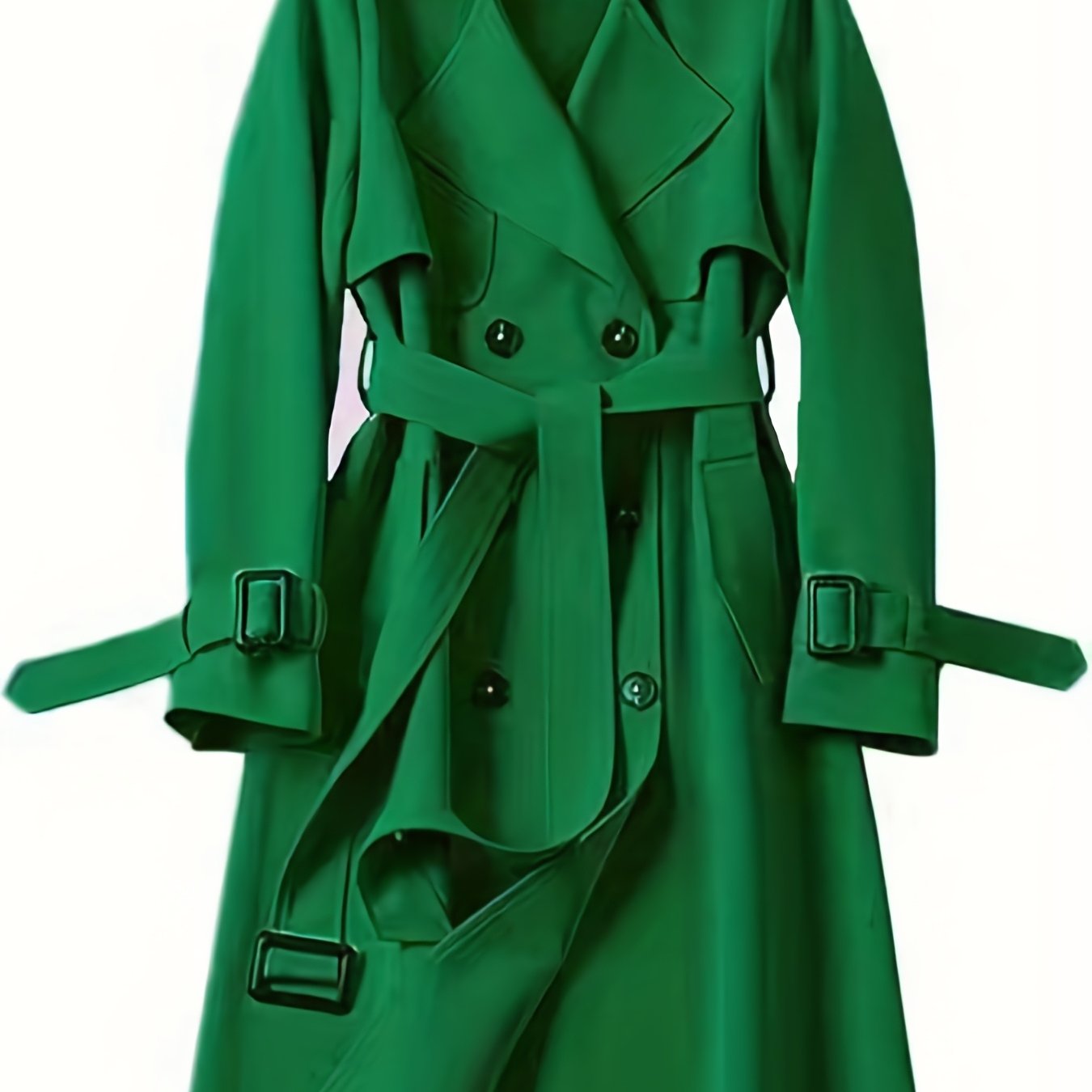 Charlotte | British-Style Double-Breasted Trench Coat