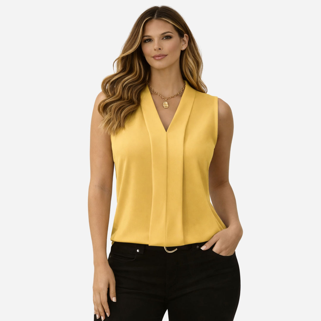 Margot | V-Neck Shirt – Elegant Everyday Style