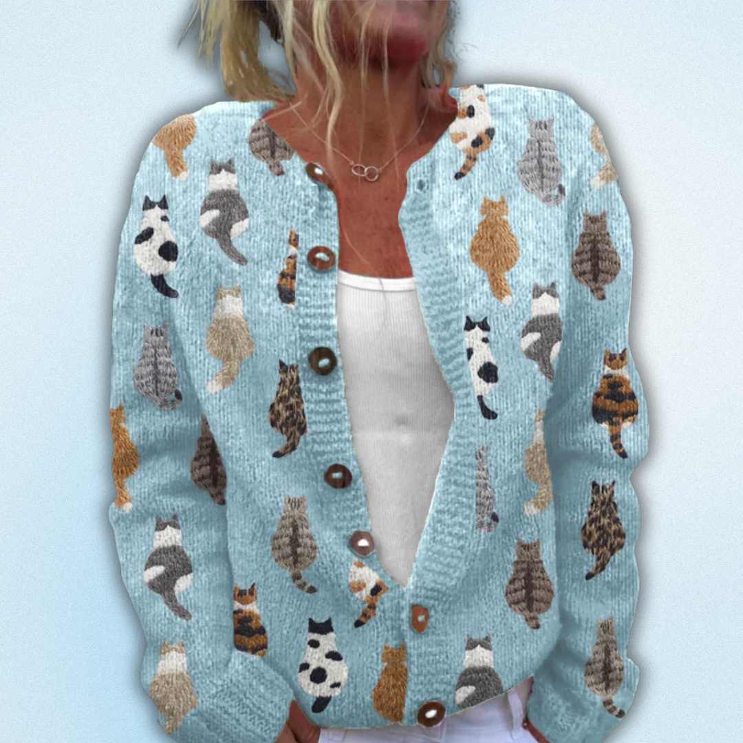 Sophie | Artistic Cat Cardigan