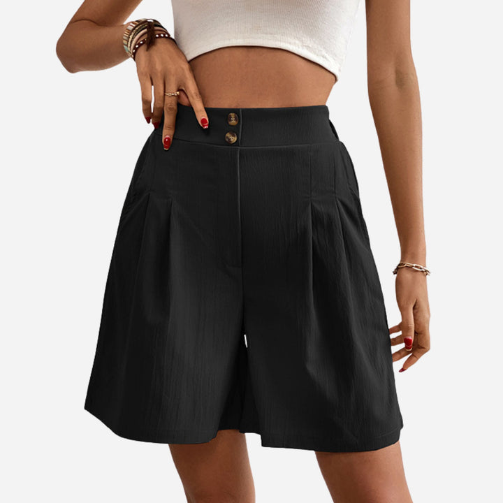 Rose | High-Waisted Shorts – Elegant Summer Essential