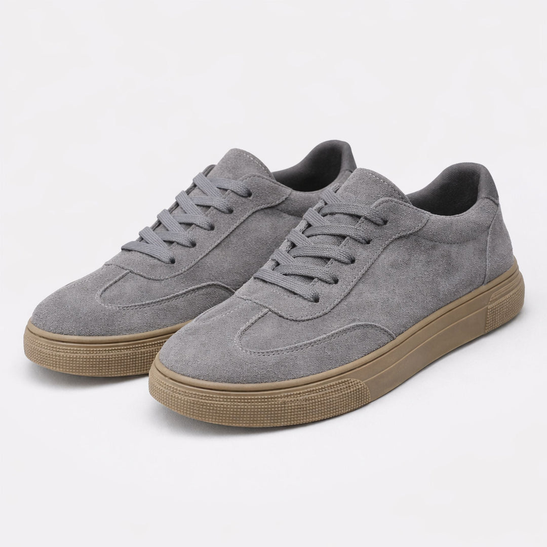 Amina | Round-Toe Lace-Up Sneakers – Elegant Casual Style