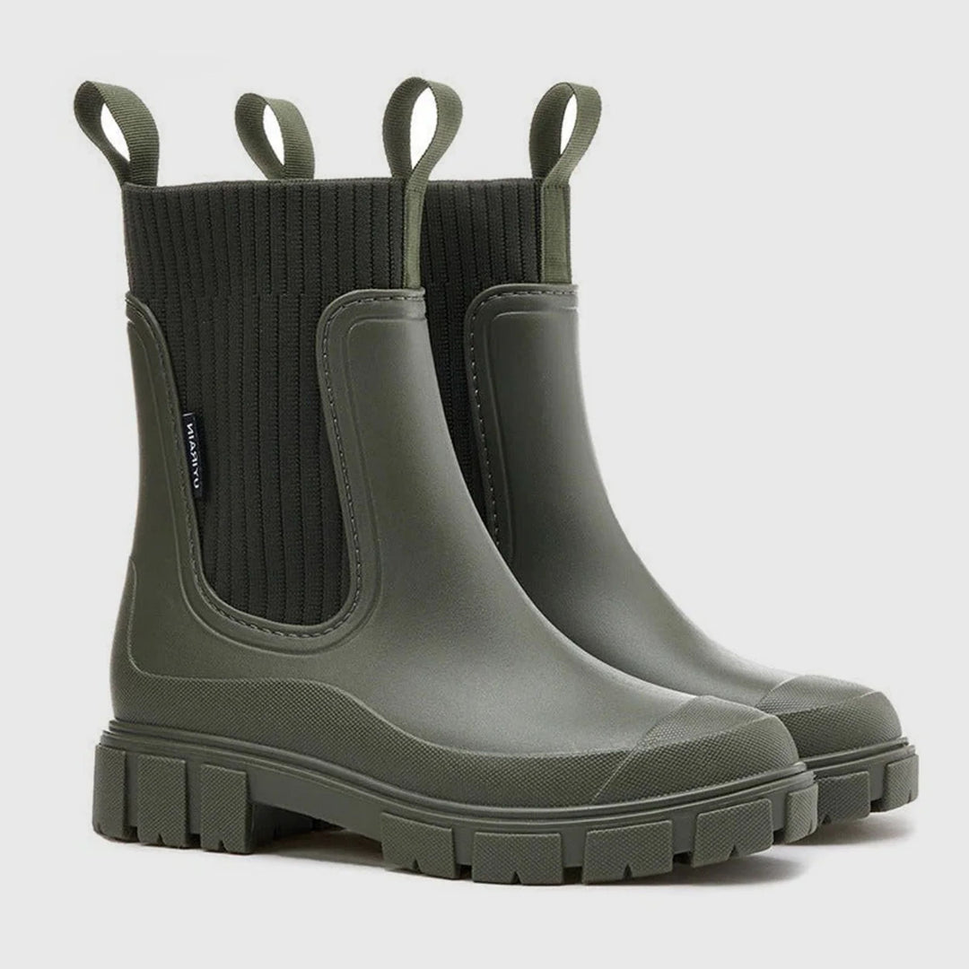 Amara | Water-Resistant Wellington Boots - non-slip sole