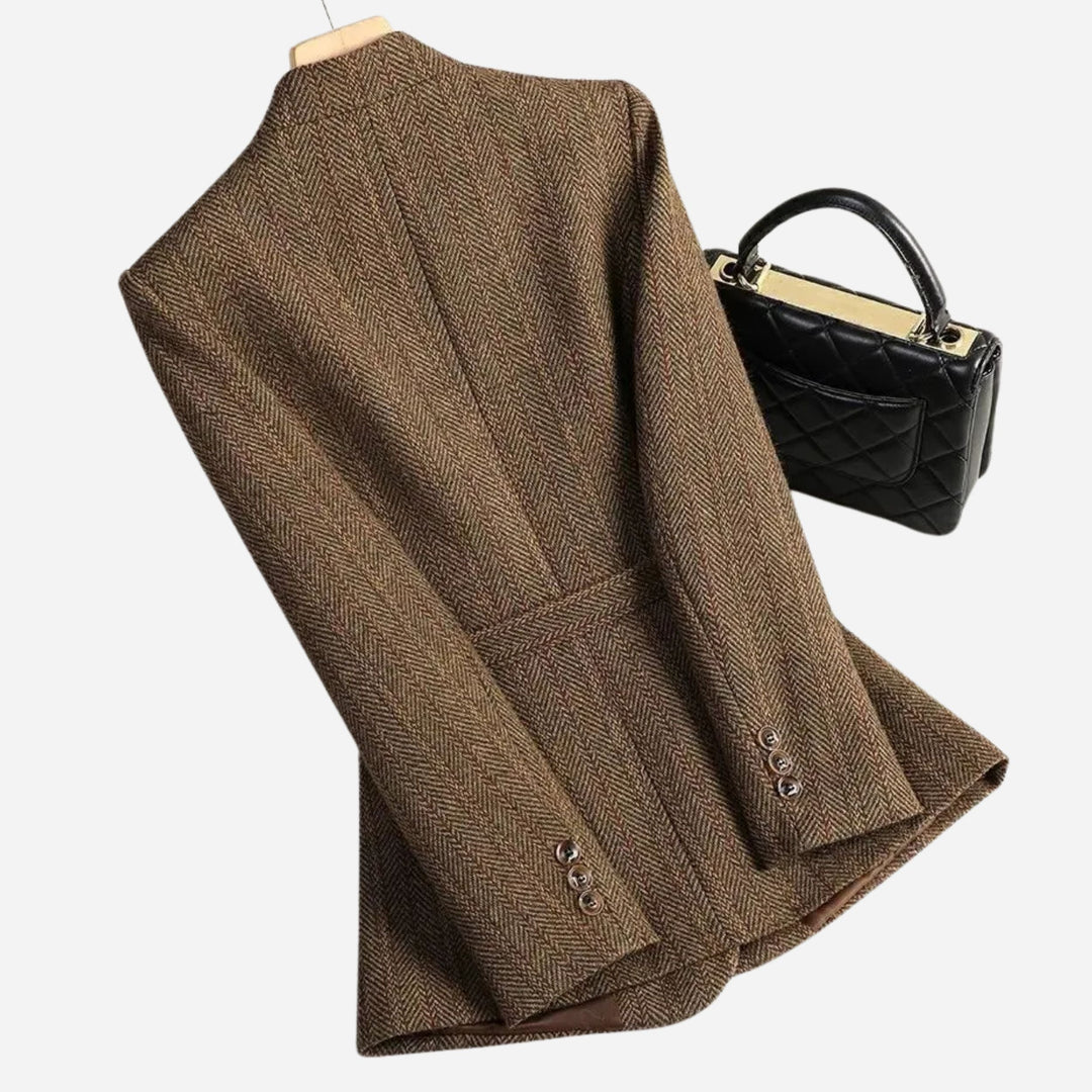 Vivienne | Sophisticated Wool Blazer – Elegant Tailored Style