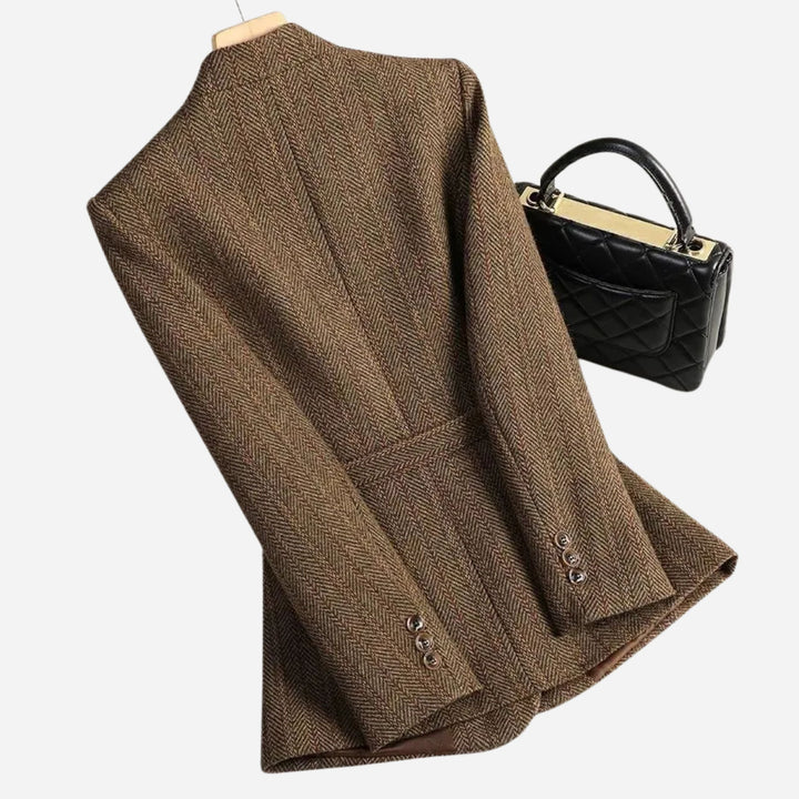 Vivienne | Sophisticated Wool Blazer – Elegant Tailored Style