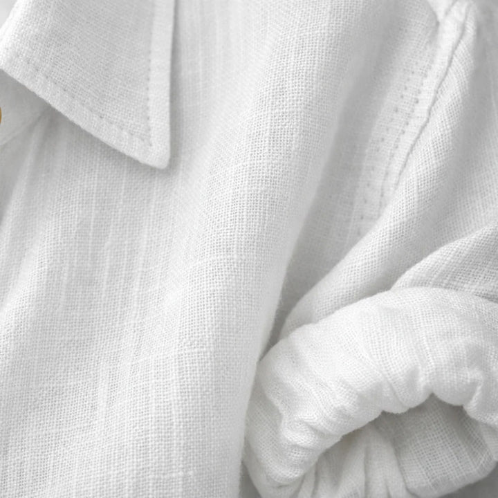 Ella | Lightweight Summer Blouse - Rolled Sleeve Style