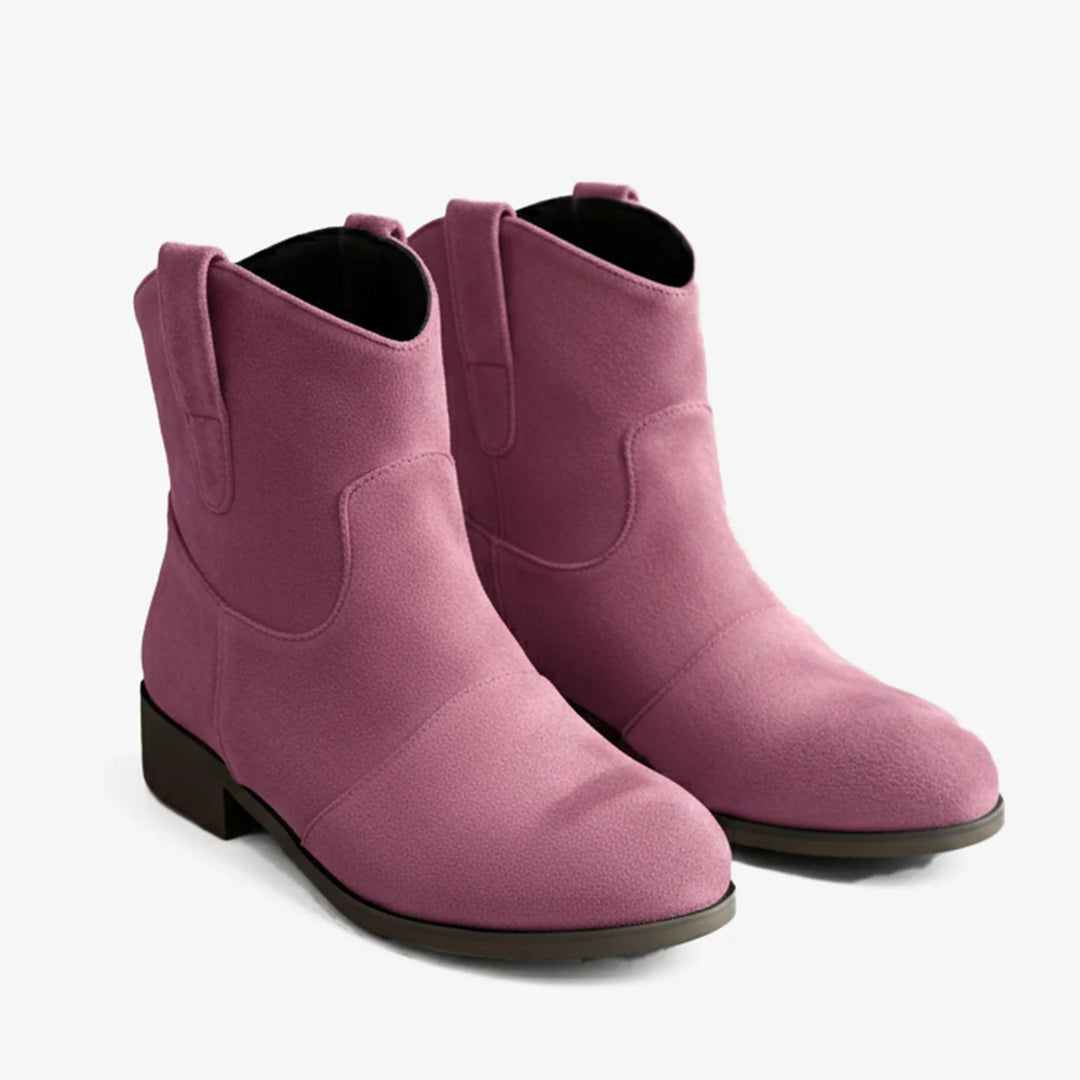 Elodie | Western-Inspired Cowboy Ankle Boots