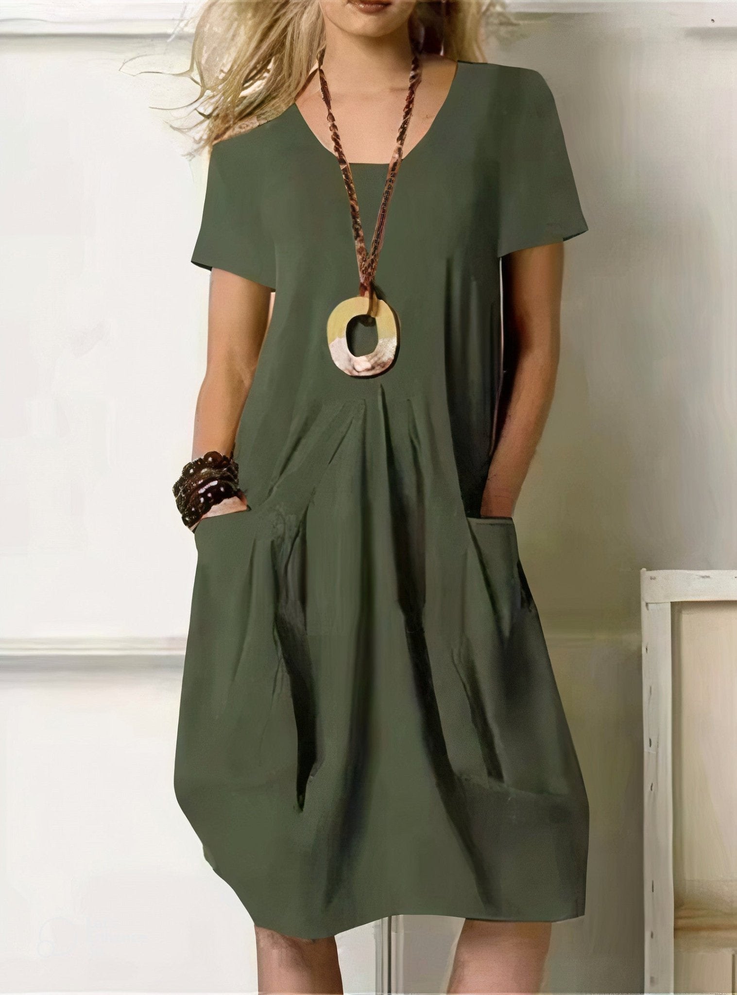 Oriane™ | Fluid Casual Maxi Dress