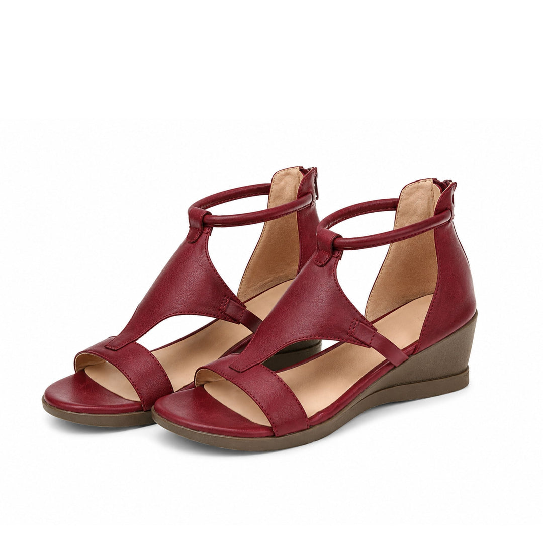 Luna | Wedge Heel Roman Sandals - Elegant Summer Style