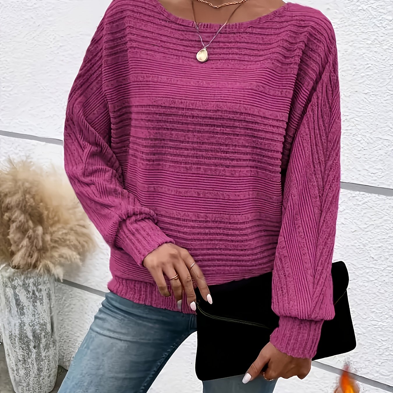 Clara | Long-Sleeve Round Neck Top