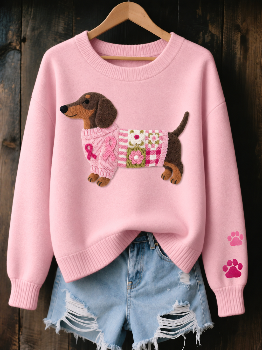 Myron | Dachshund Knit Sweater