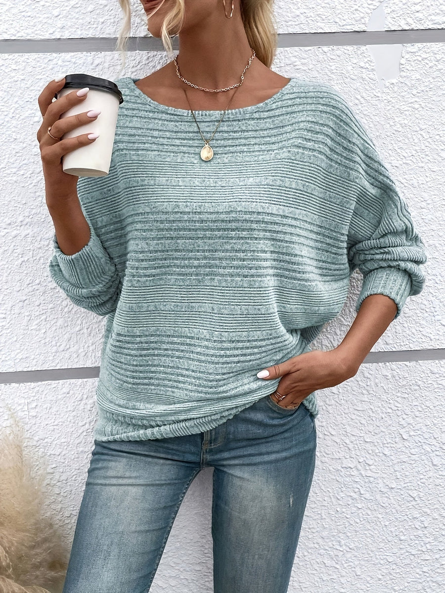 Clara | Long-Sleeve Round Neck Top