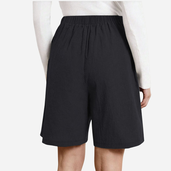 Alice | Cotton Linen Casual Shorts – Refined Summer Style