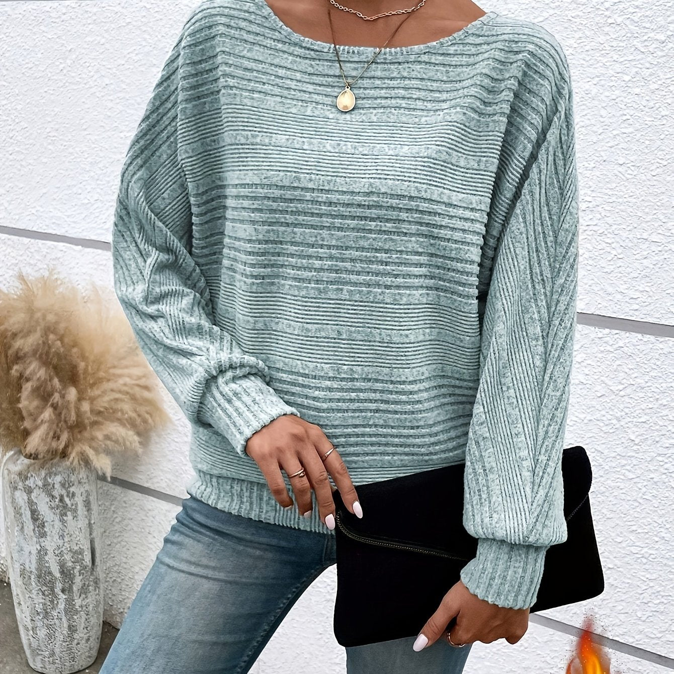 Clara | Long-Sleeve Round Neck Top