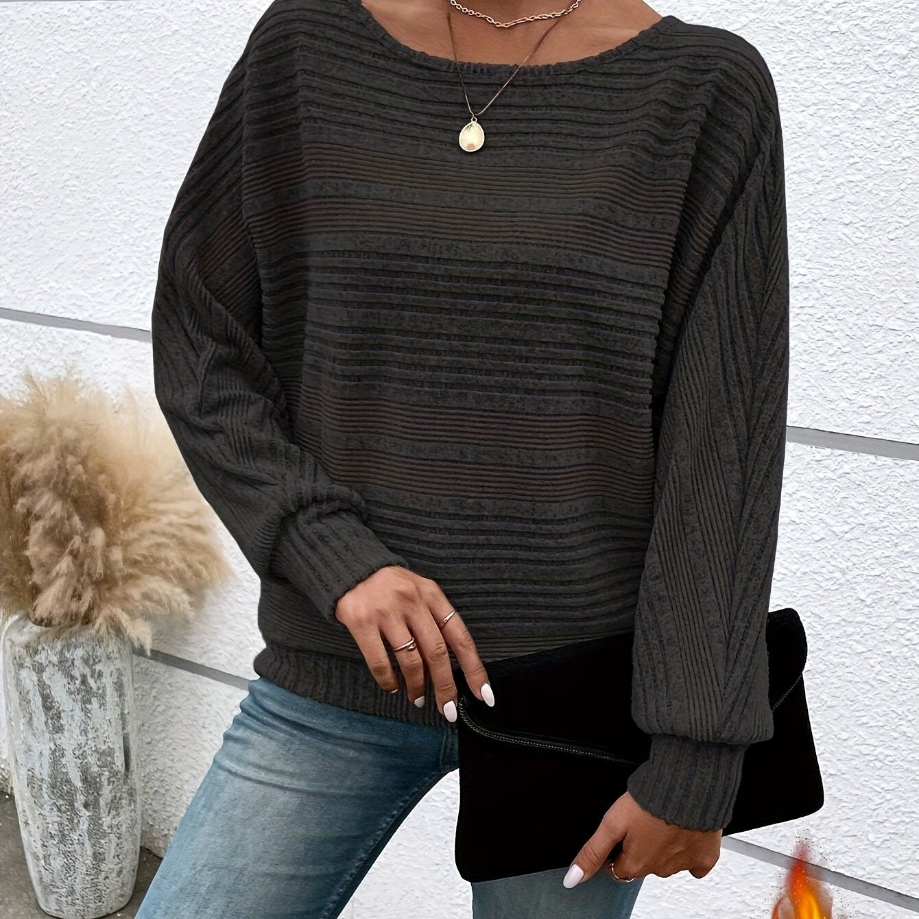 Clara | Long-Sleeve Round Neck Top
