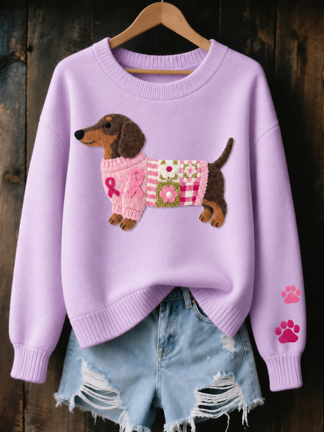 Myron | Dachshund Knit Sweater