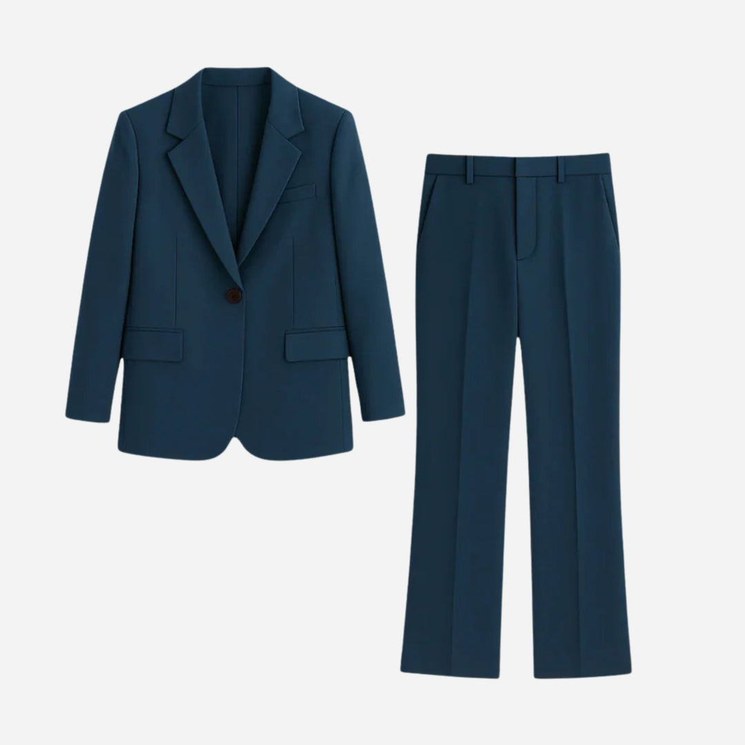 Cassia | Chic Modern Suit Set – Tailored Blazer & Trousers