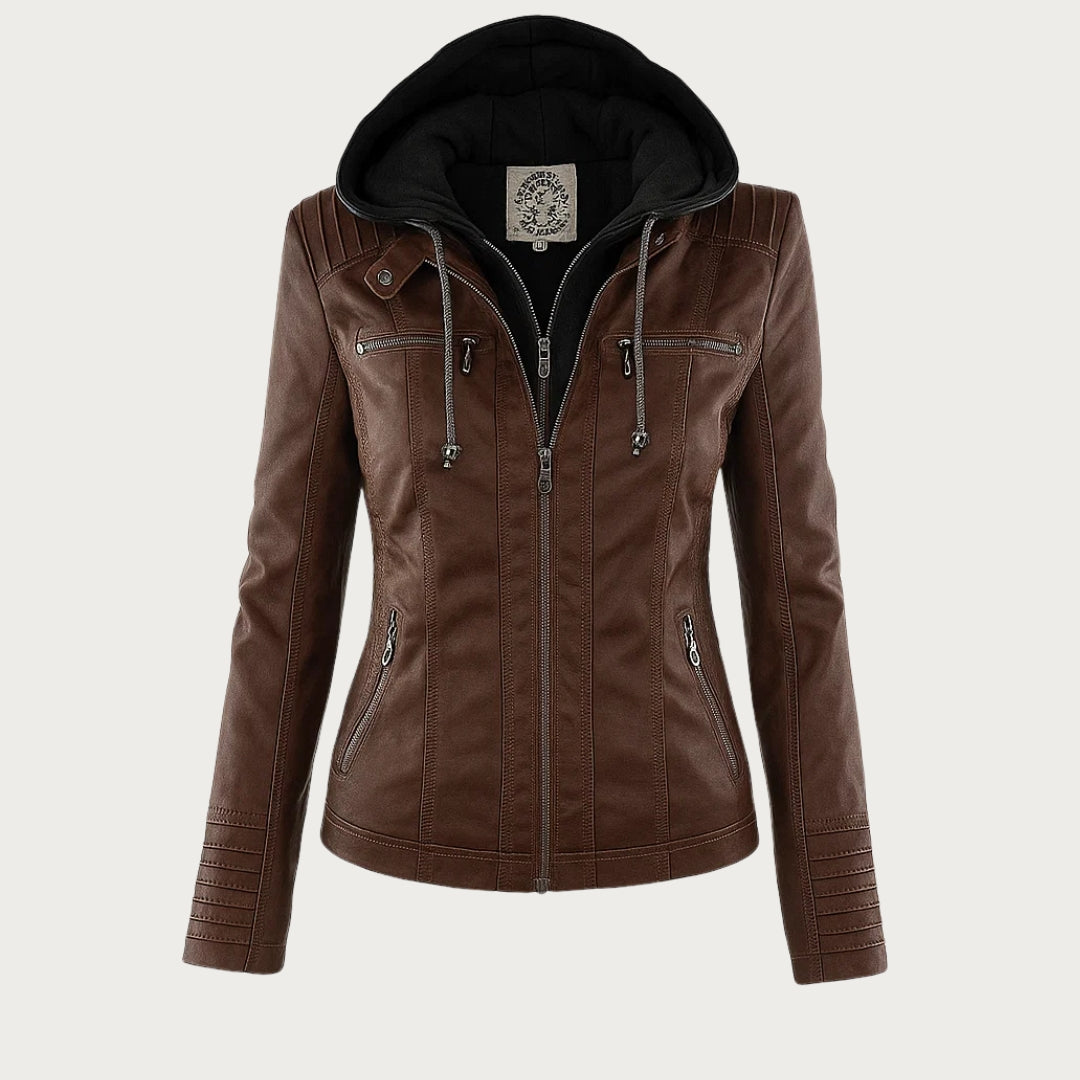 Monica | Robust and Elegant Leather Jacket