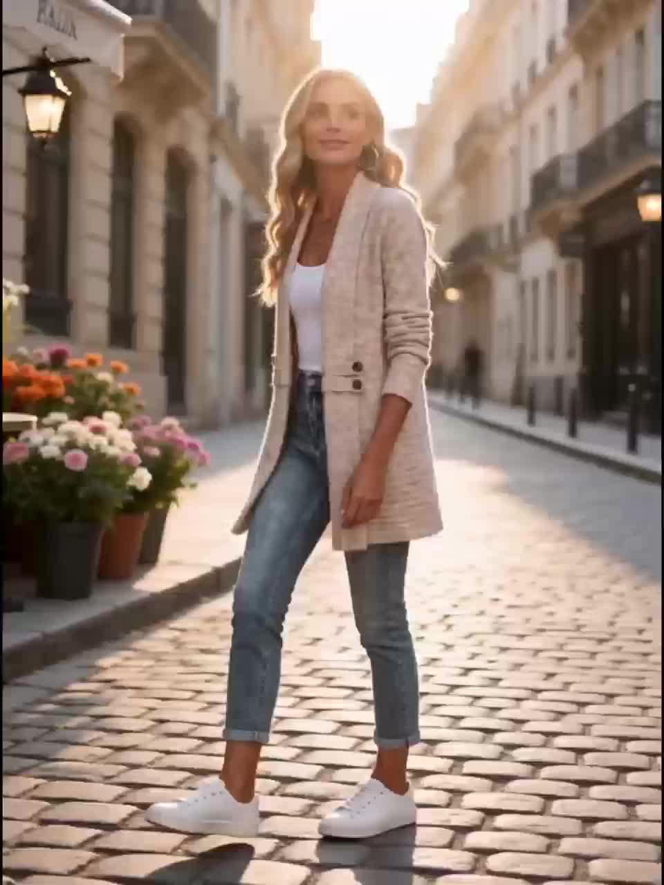 Beatrice | Belted Wrap-Style Longline Cardigan