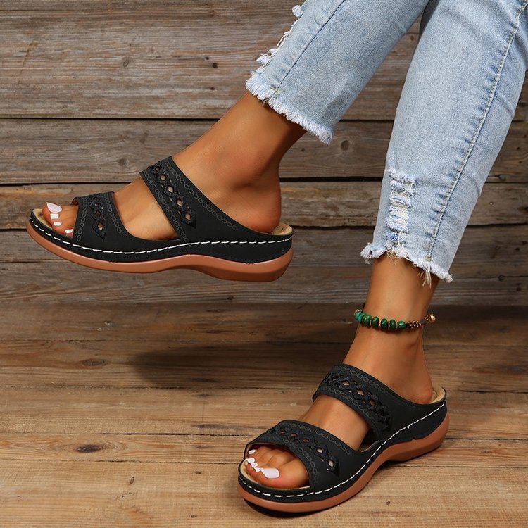 Elara | Orthopedic Wedge Sandals