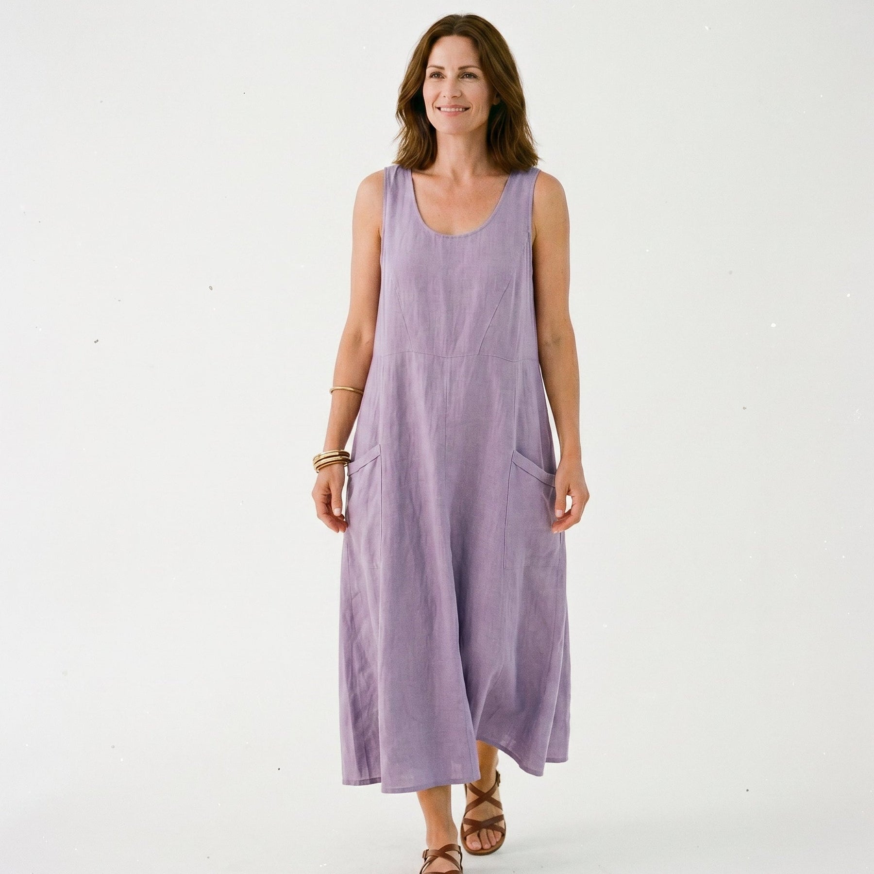 Adriana - Stylish Plus Size Summer Dress With Pockets