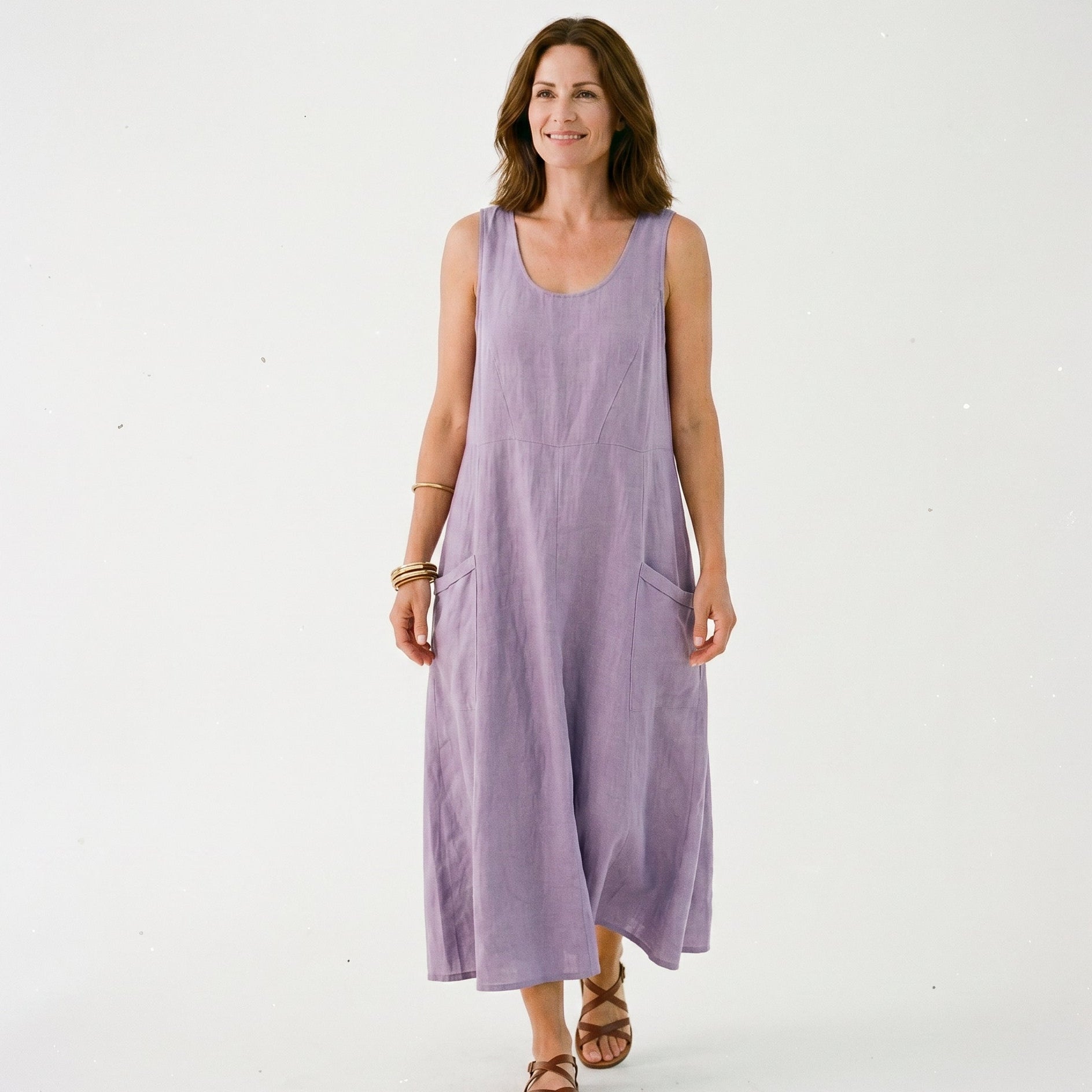 Adriana - Stylish Plus Size Summer Dress With Pockets